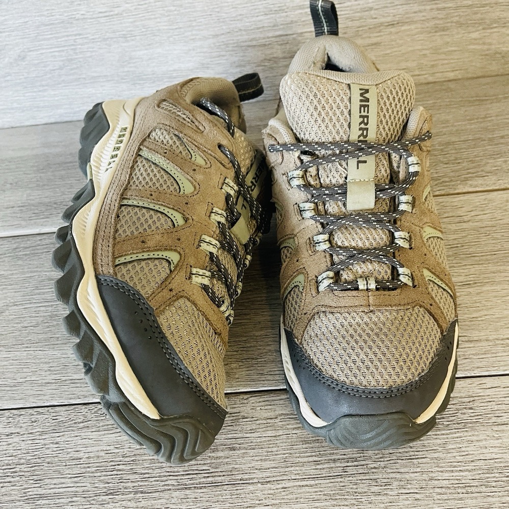 Merrell Oakcreek Waterproof Women's Hiking Shoes Sz 8.5 Brown Suede J035924